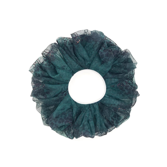 Floral Scrunchies Tull Scrunchy Passionate Colors Daily Wear Trendy Hair Accessories Stylish Hair Ties Creative Ponytail Holders 6in