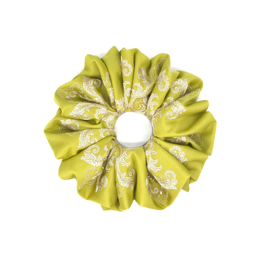 Floral Scrunchies Embroidered Scrunchy Passionate Colors Daily Wear Trendy Hair Accessories Stylish Hair Ties Creative Ponytail Holders